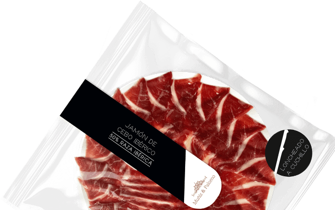 Sobre de Jamón de Cebo de Campo 50% Cortado a Cuchillo